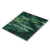 WATER LIGT IN GROENBOEK VAN Claude Monet Tegeltje (Zijkant)