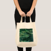 WATER LIGT IN GROENBOEK VAN Claude Monet Tote Bag (Voorkant (product))