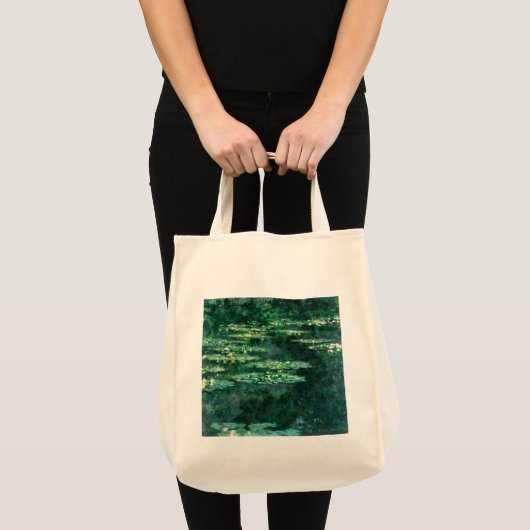 WATER LIGT IN GROENBOEK VAN Claude Monet Tote Bag (Voorkant (product))
