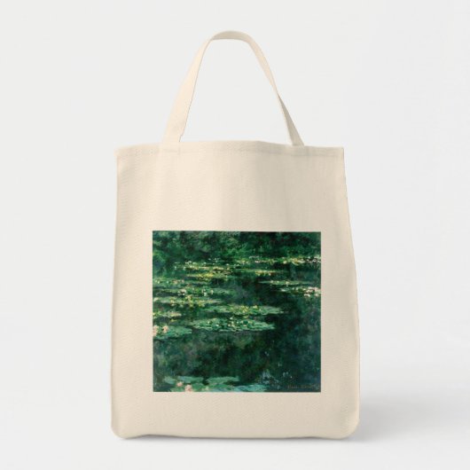 WATER LIGT IN GROENBOEK VAN Claude Monet Tote Bag (Voorkant)