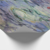 WATER LIGT IN PINK BLUE POND VAN Claude Monet Cadeaupapier (Hoek)