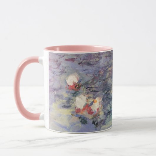 WATER LIGT IN PINK BLUE POND VAN Claude Monet Mok (Links)