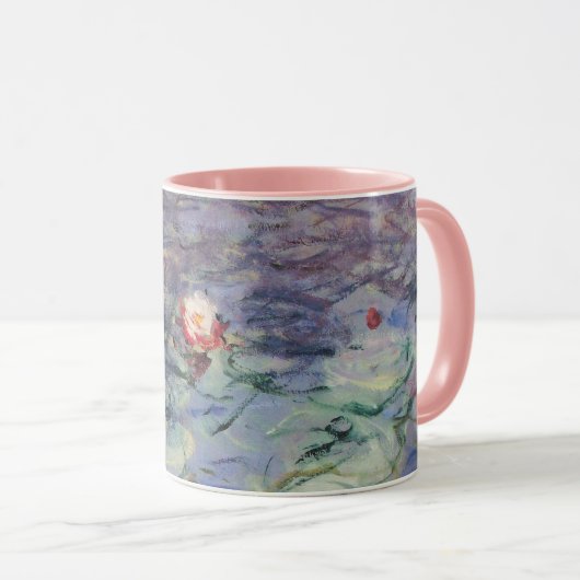 WATER LIGT IN PINK BLUE POND VAN Claude Monet Mok (Voorkant rechts)