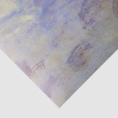 WATER LIGT IN PINK BLUE POND VAN Claude Monet Tissuepapier (Detail)