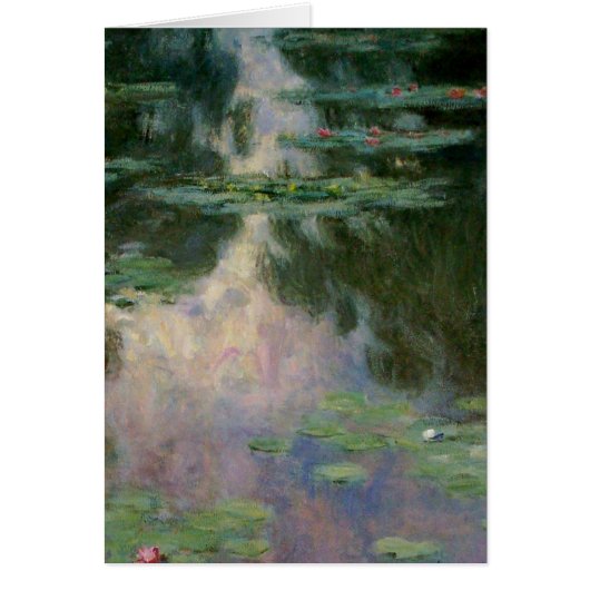 WATER LIGT IN PINK GREEN POND DOOR Claude Monet (Voorkant)