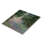 WATER LIGT IN PINK GREEN POND DOOR Claude Monet Tegeltje (Zijkant)