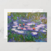 Water Lilie 8 Briefkaart (Voorkant / Achterkant)