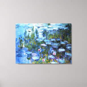 Water Lilie van Claude Monet Canvas Afdruk
