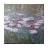 Water Lilie van Claude Monet Ceramic Tile Tegeltje (Voorkant)