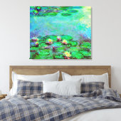 Water Lilie van Claude Monet Impressionisme Canvas Afdruk (Insitu (Slaapkamer))
