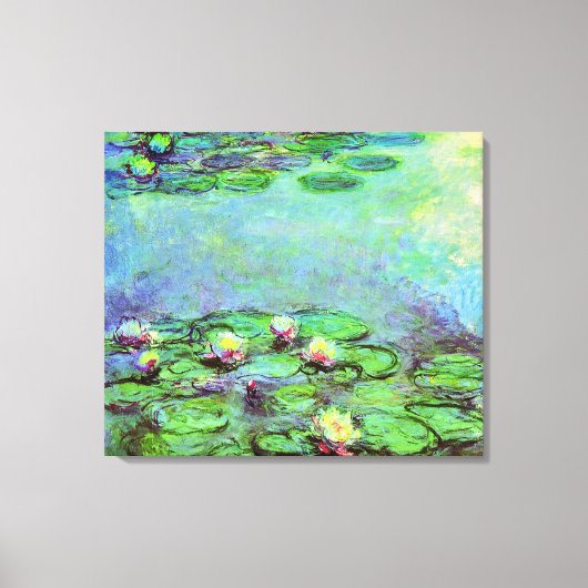 Water Lilie van Claude Monet Impressionisme Canvas Afdruk (Voorkant)