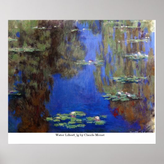 Water Lilies6_lg van Claude Monet Poster (Voorkant)