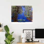 Water Lilies6_lg van Claude Monet Poster (Thuiskantoor)