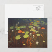 Water Lilies 1895 Briefkaart (Voorkant / Achterkant)