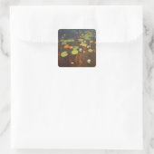 Water Lilies 1895 Vierkante Sticker (Tas)