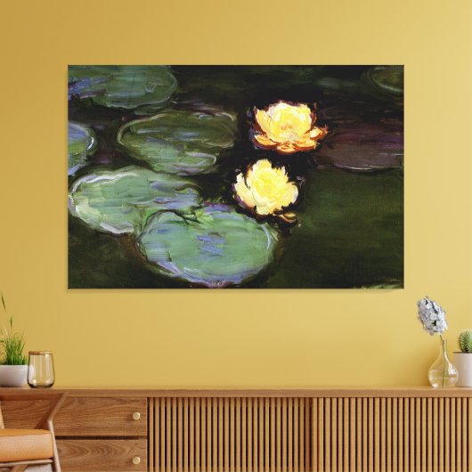 Water-Lilies: 1897-1998, Monet Canvas Afdruk (Insitu (Woonkamer))