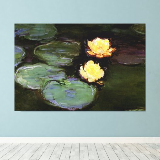 Water-Lilies: 1897-1998, Monet Canvas Afdruk (Insitu (Houten vloer))
