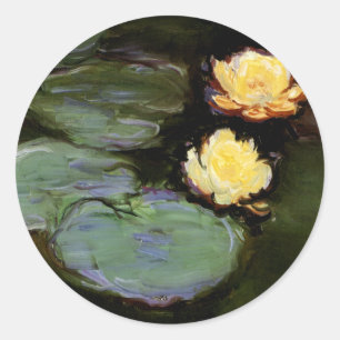 Water-Lilies: 1897-1998, Monet Ronde Sticker