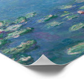Water Lilies, 1906, van Claude Monet - Poster (Hoek)