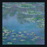 Water Lilies, 1906, van Claude Monet - Poster<br><div class="desc">Claude Monet was geobsedeerd door Water Lilies,  die hij gedurende de laatste 30 jaar van zijn leven meer dan 250 keer schilderde. Deze versie staat in het Art Institute of Chicago.</div>