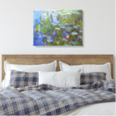 Water Lilies, 1915 Claude Monet cool, oud, meester Canvas Afdruk (Insitu (Slaapkamer))