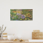 Water-Lilies, 1915; olie op doek Poster (Keuken)