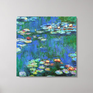 Water Lilies, 1916 Canvas Afdruk