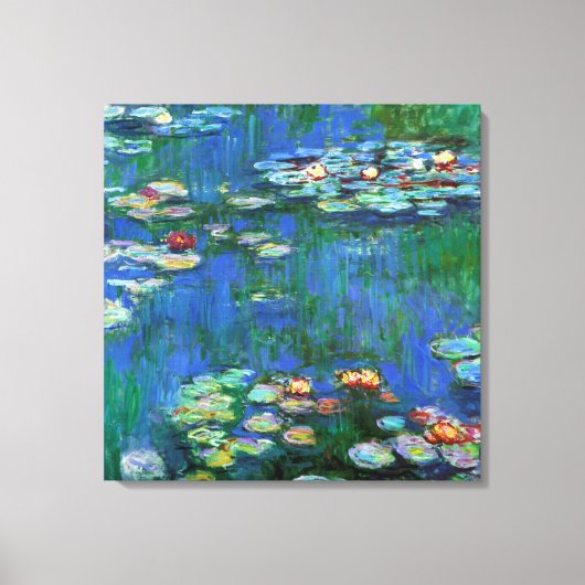 Water Lilies, 1916 Canvas Afdruk (Voorkant)