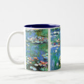 Water Lilies 1916 Claude Monet Fine Art Tweekleurige Koffiemok (Links)