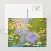 Water Lilies, 1919 Claude Monet Briefkaart (Voorkant / Achterkant)