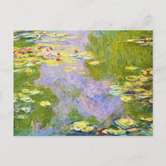 Water Lilies, 1919 Claude Monet Briefkaart (Voorkant)