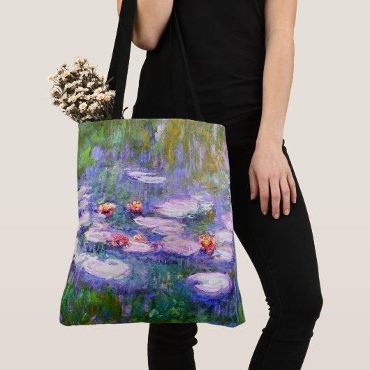 Water Lilies 1919 Claude Monet Fine Art Tote Bag (Dichtbij)