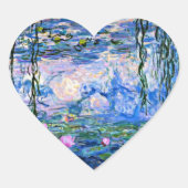 Water Lilies, 1919, Claude Monet, Hart Sticker (Voorkant)