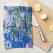 Water Lilies, 1919, schilderij van Claude Monet Theedoek (Quarter Fold)