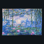 Water Lilies, 1919, schilderij van Claude Monet Theedoek<br><div class="desc">Water Lilies,  beroemd schilderij van de impressionist Oscar-Claude Monet</div>