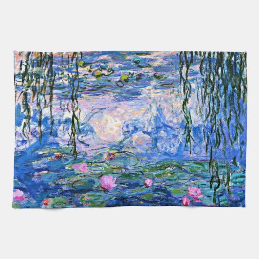 Water Lilies, 1919, schilderij van Claude Monet Theedoek (Horizontaal)