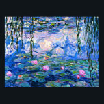 Water Lilies, 1919, schilderij van Monet Poster<br><div class="desc">Water Lilies,  beroemd schilderij van de impressionist Oscar-Claude Monet</div>