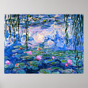 Water Lilies, 1919, schilderij van Monet Poster