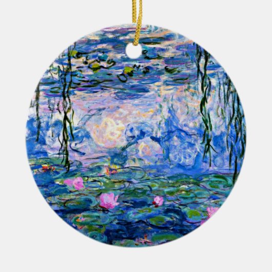 Water Lilies, 1919, van Claude Monet, Keramisch Ornament (Voorkant)