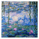 Water Lilies 1919 van Claude Monet Tegeltje<br><div class="desc">Water Lilies 1919,  beroemd schilderij van de beroemde Franse impressionistische kunstenaar Claude Monet</div>