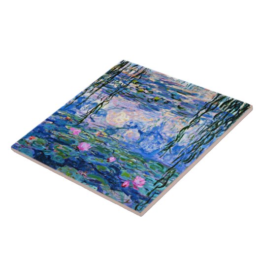 Water Lilies 1919 van Claude Monet Tegeltje (Zijkant)