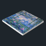 Water Lilies, 1919, van Monet Trivet<br><div class="desc">Water Lilies,  een beroemd schilderij van Claude Monet uit 1919,  met kleurgecoördineerde vaste kleuren roze-paars en monetblauw,  klaar om te mengen en te matchen.</div>