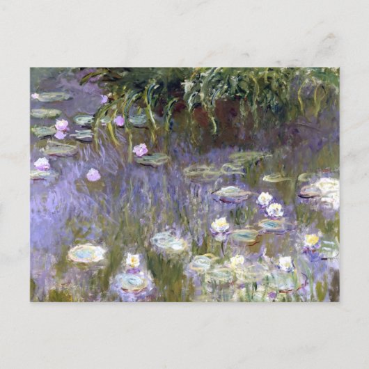 Water Lilies (1922) Claude Monet Briefkaart (Voorkant)