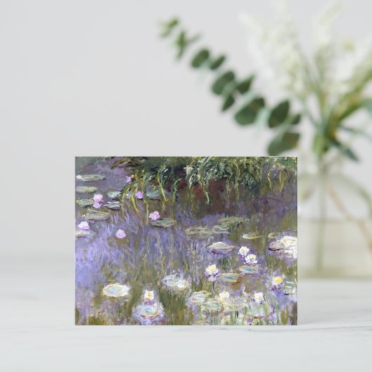 Water Lilies (1922) Claude Monet Briefkaart (Staand voorkant)