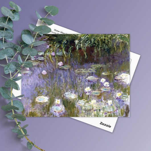 Water Lilies (1922) Claude Monet Briefkaart