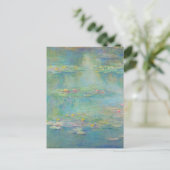 Water Lilies 3 van Claude Monet Briefkaart (Staand voorkant)
