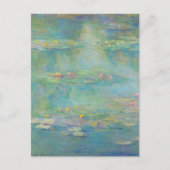 Water Lilies 3 van Claude Monet Briefkaart (Voorkant)