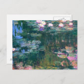 Water Lilies 5 Briefkaart (Voorkant / Achterkant)