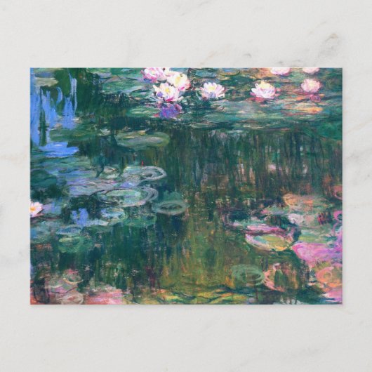 Water Lilies 5 Briefkaart (Voorkant)