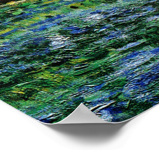 Water Lilies and Japanese Bridge, Claude Monet Poster (Hoek)
